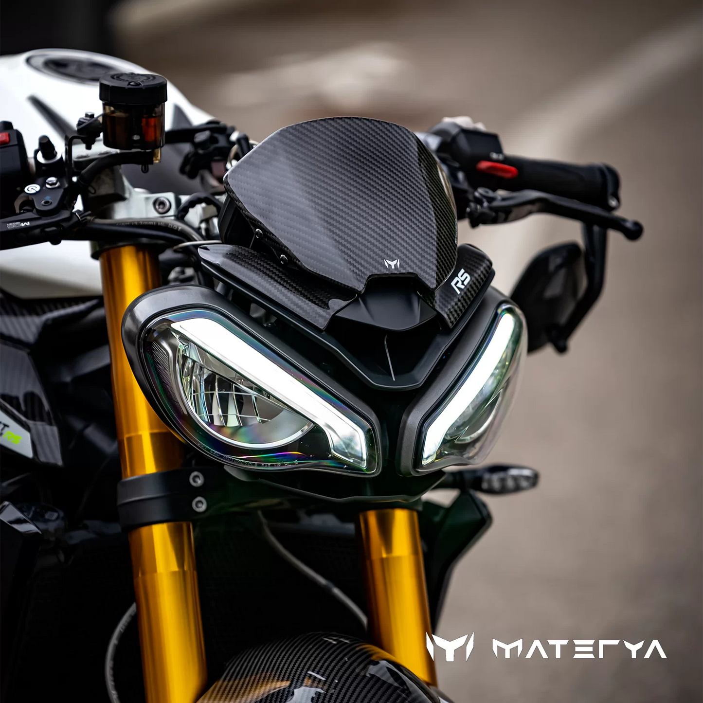 MATERYA Carbon Windscreen | TRIUMPH STREET TRIPLE 765