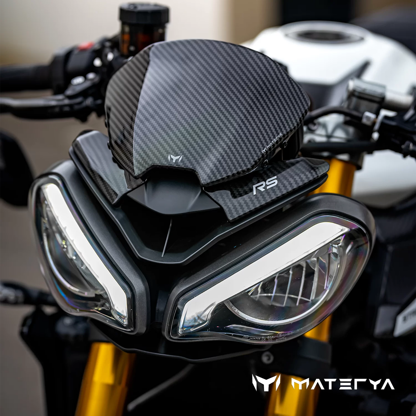 MATERYA Carbon Windscreen | TRIUMPH STREET TRIPLE 765