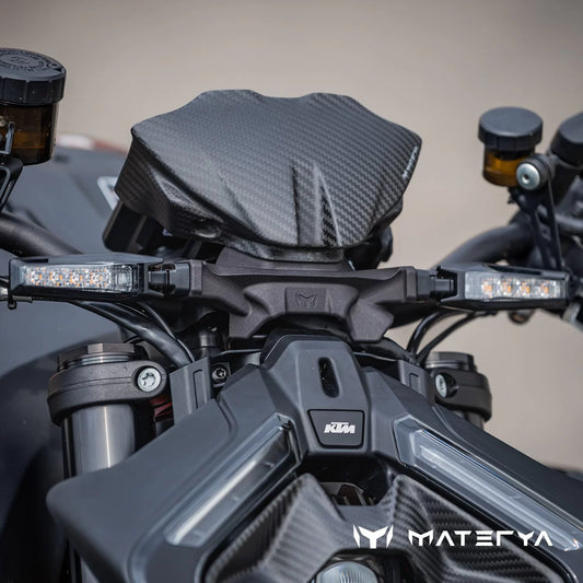 MATERYA Carbon meter cover | KTM 1390 SUPERDUKE R/EVO