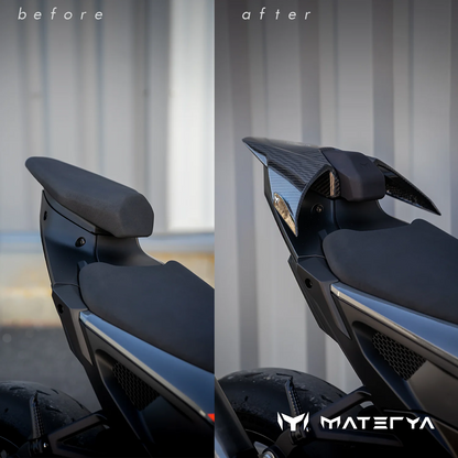 Capot de Selle en Carbone Brillant MATERYA | KTM 990 RC R (2026+)