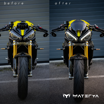 MATERYA Carbon Windscreen | TRIUMPH SPEED TRIPLE 1200 RS