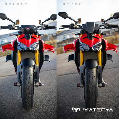 Saute-Vent en Carbone MATERYA | DUCATI STREETFIGHTER V4 / S (2025+)