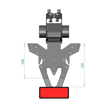 Support de Plaque Court ACCESS DESIGN | HONDA CB 750 HORNET