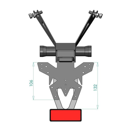 Support de Plaque Court ACCESS DESIGN | HONDA CB 650 R & CBR 650 R (2024+)