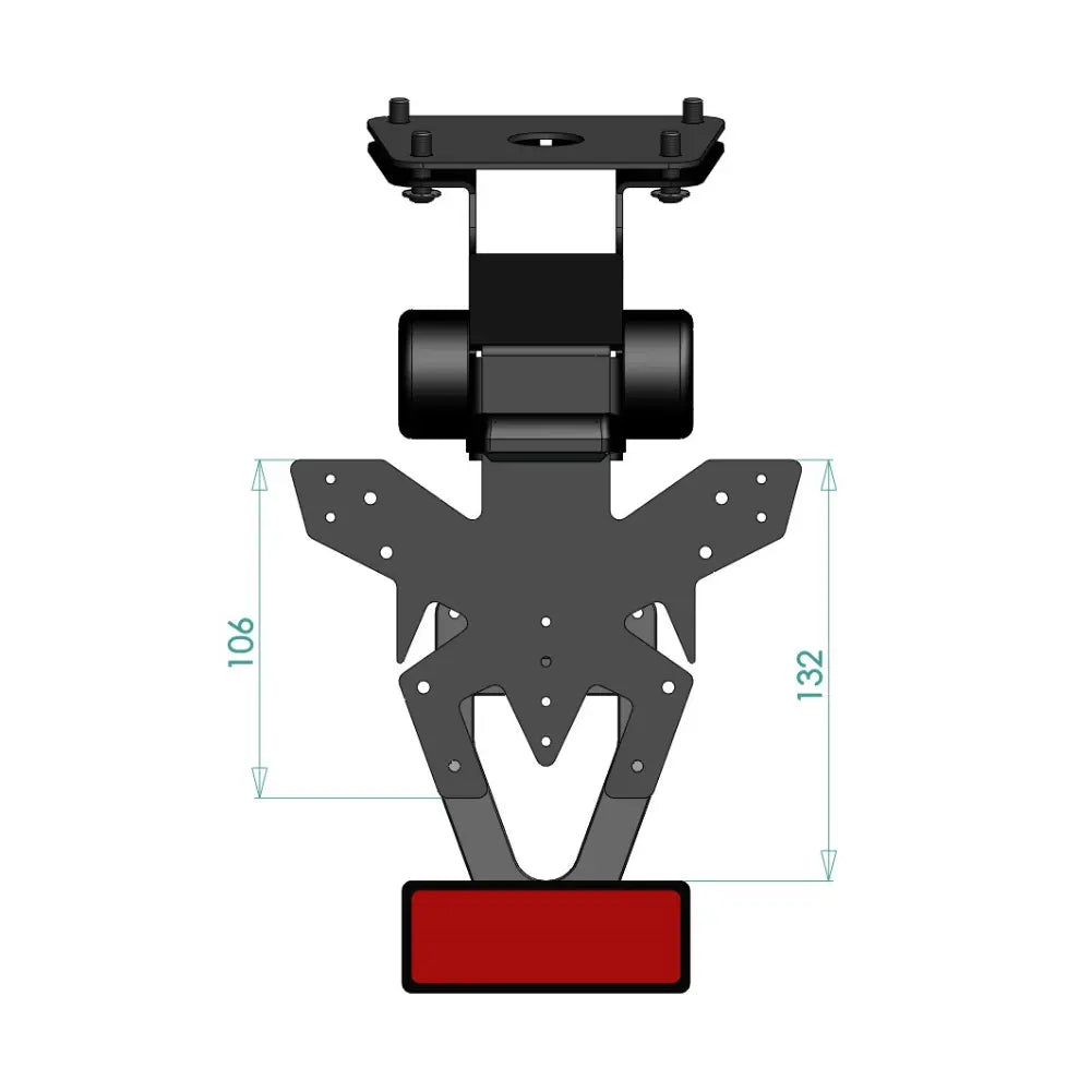 Support de Plaque Court ACCESS DESIGN | YAMAHA XSR 900 / GP (2022+)
