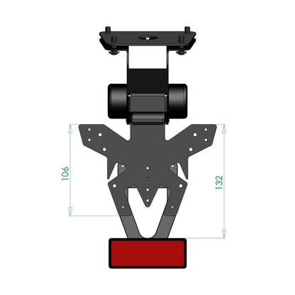 Support de Plaque Court ACCESS DESIGN | YAMAHA XSR 900 / GP (2022+)