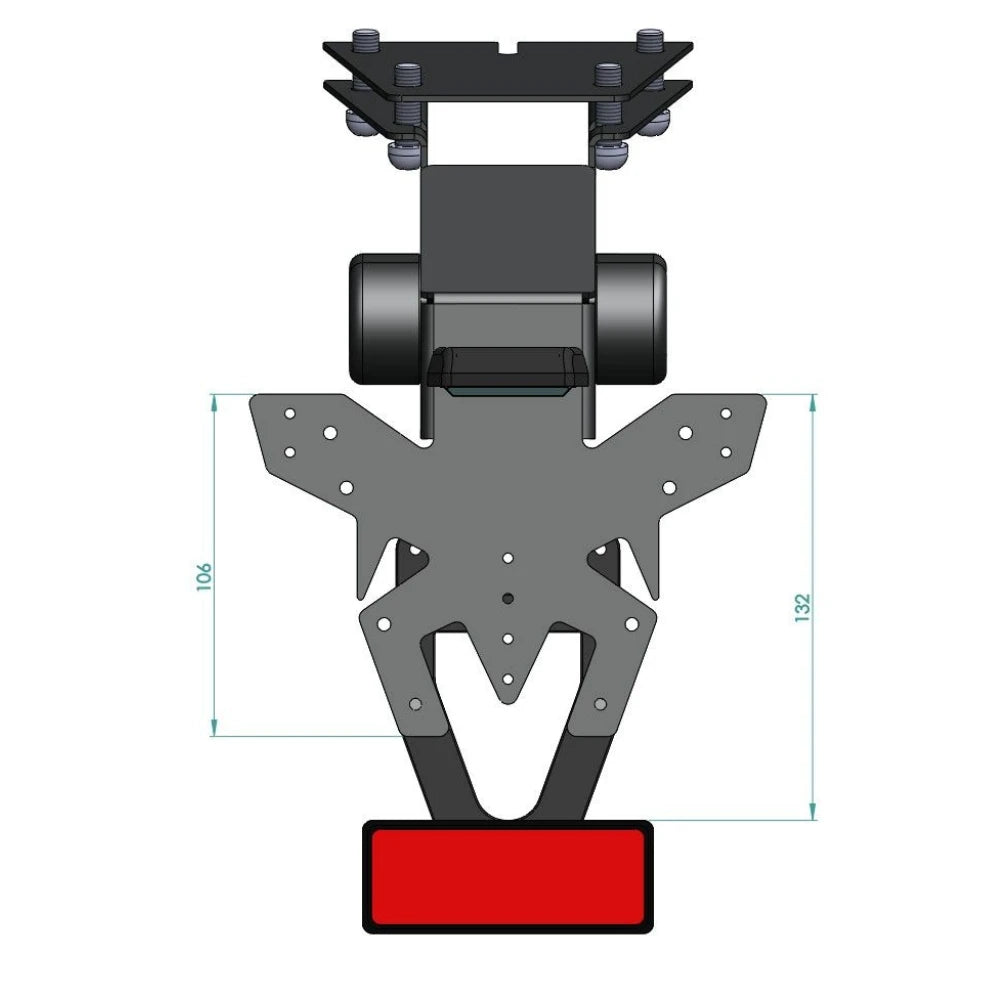 Support de Plaque Court ACCESS DESIGN | YAMAHA TRACER 7 / GT (2025+)