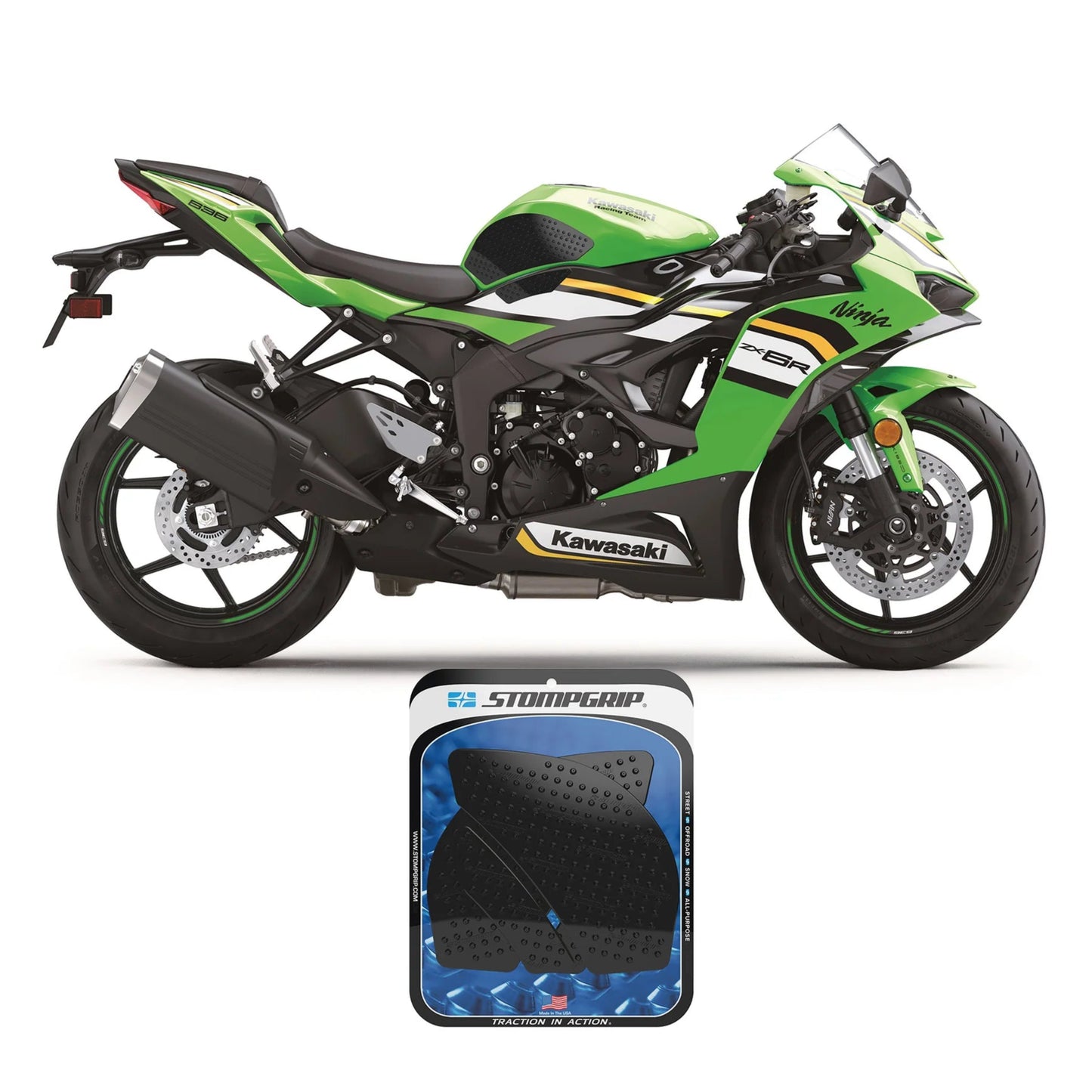 Grips de Réservoir STOMPGRIP | KAWASAKI NINJA ZX-6R (2024+)