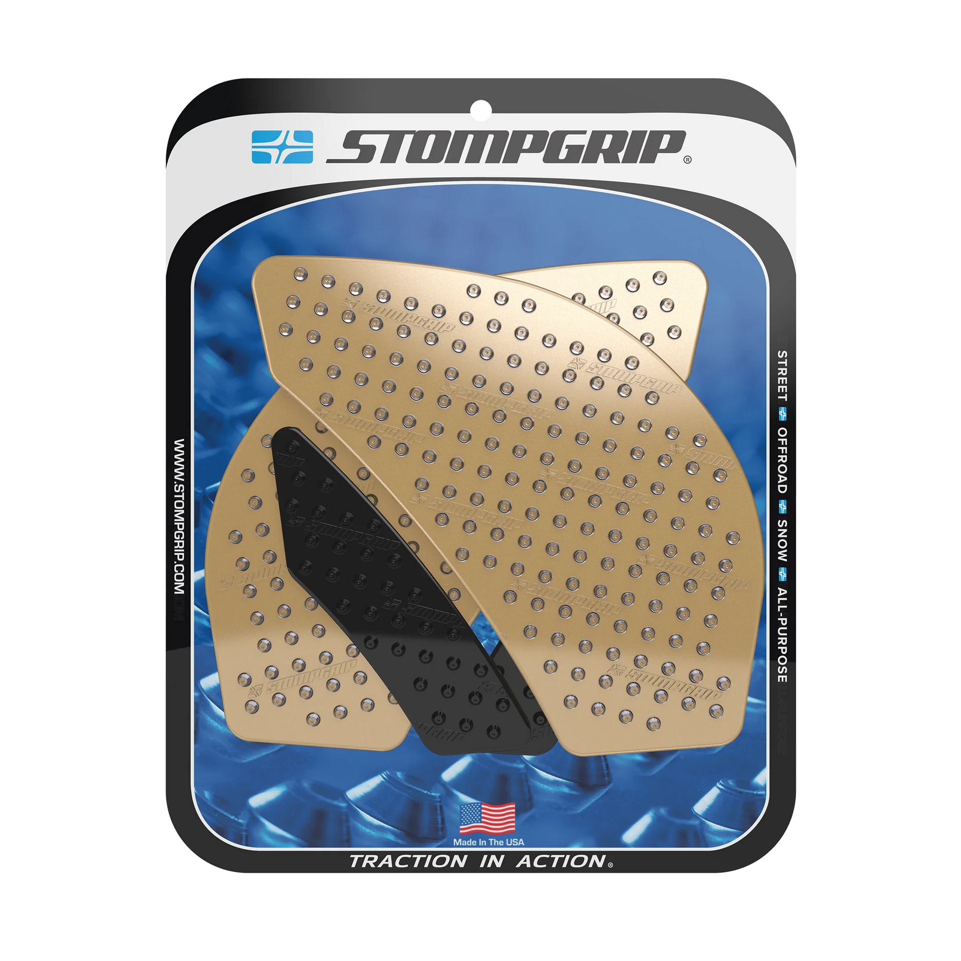STOMPGRIP Tank Grips | KAWASAKI NINJA ZX-6R (2024+) – GEN PERFORMANCE