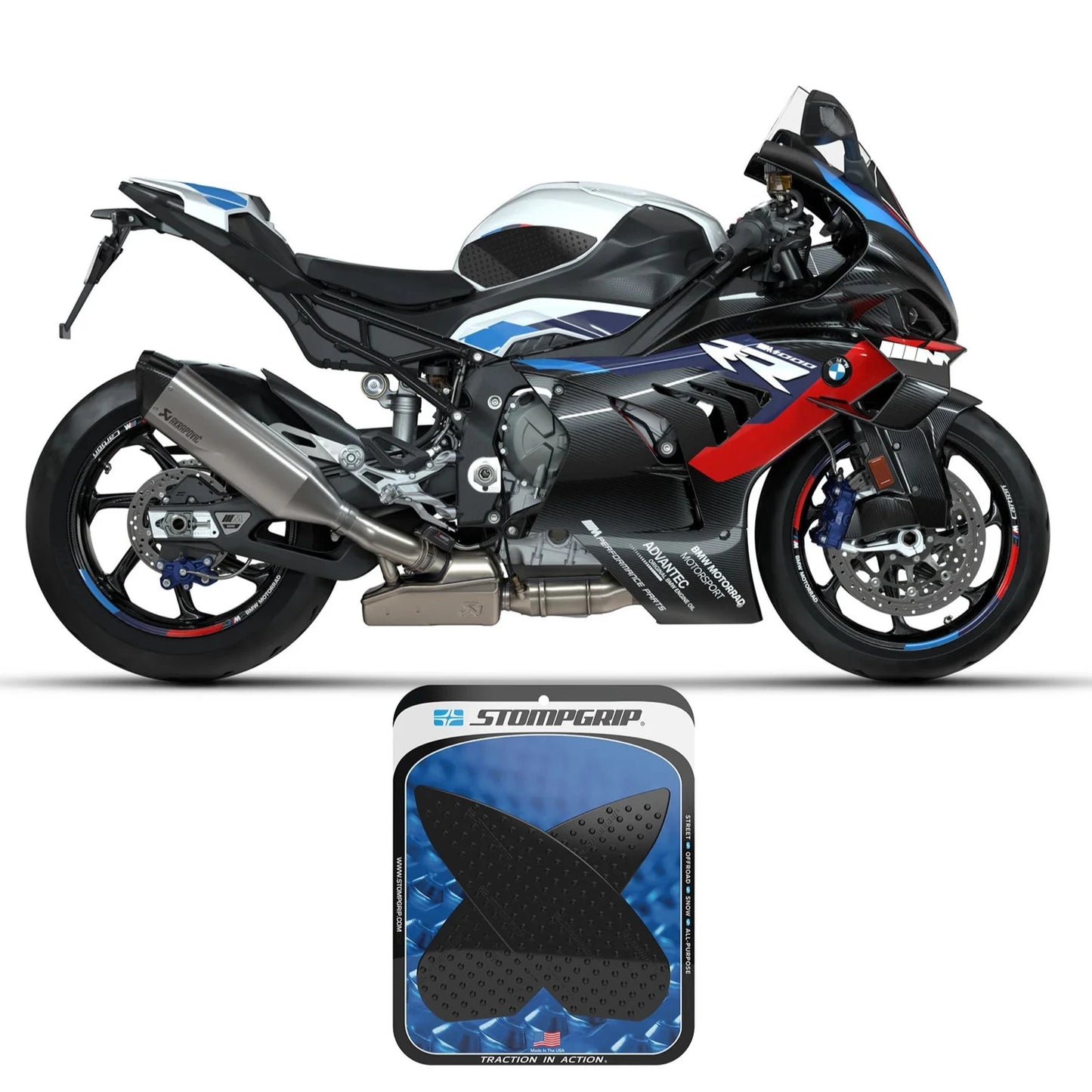 GRIP de réservoir STOMPGRIP | BMW S1000R/RR & M1000R/RR