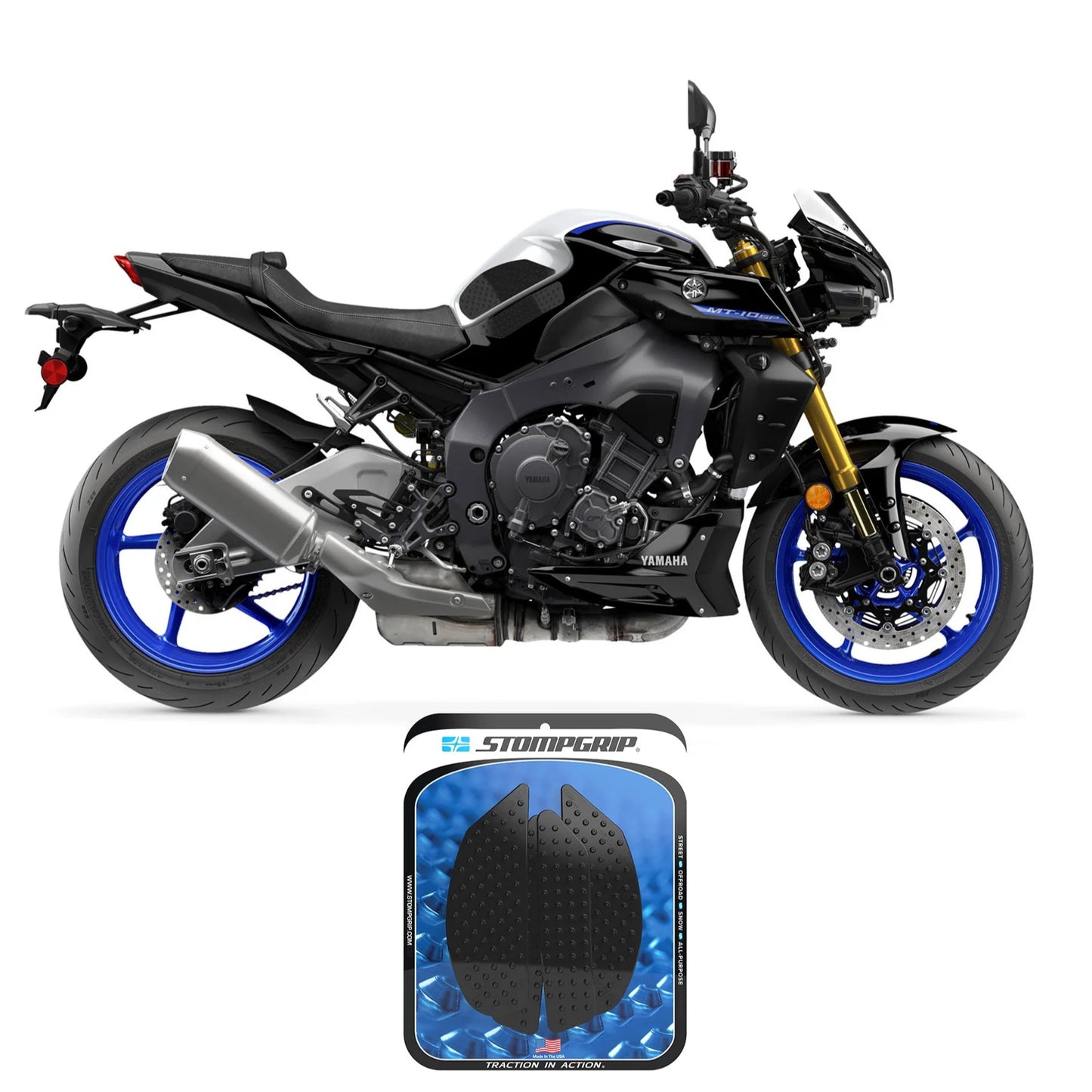 Grips de Réservoir STOMPGRIP | YAMAHA MT10 (2022+)