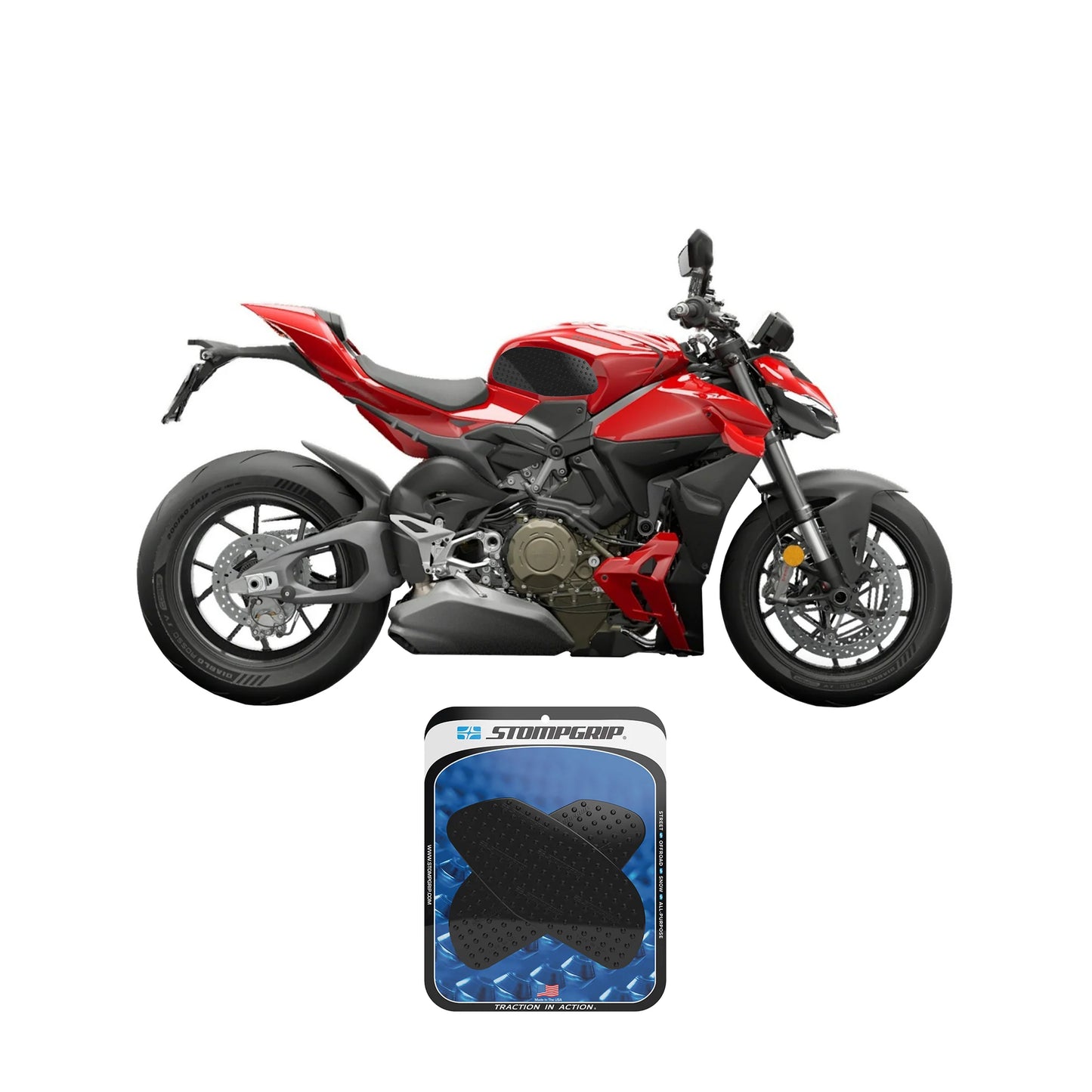 Grips de Réservoir STOMPGRIP | DUCATI STREETFIGHTER V4 / S (2025+)