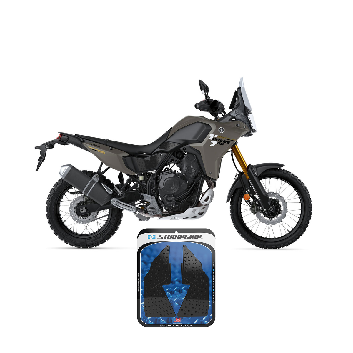 Grips de Réservoir STOMPGRIP | YAMAHA TENERE 700 (2025+) - GEN PERFORMANCE