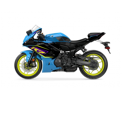 Grips de réservoir STOMPGRIP noirs pour YAMAHA R7 (2026+) - vue gauche
