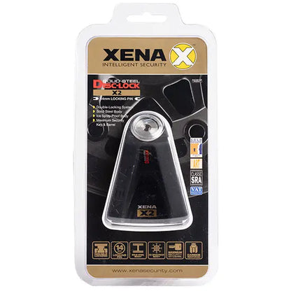 Bloque Disque Moto XENA X2 Noir Mat | Homologué SRA