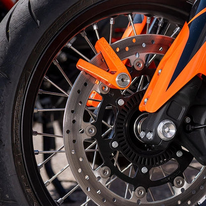 Bloque Disque Moto XENA X2 Orange | Homologué SRA