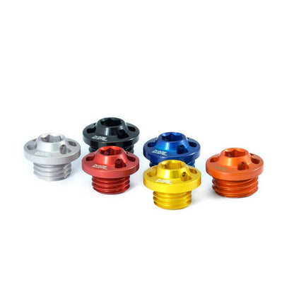 Bouchons de remplissage d'huile MG BIKETEC dans les différentes finitions