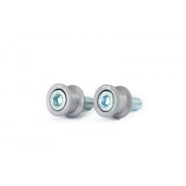 Paire de diabolos MG BIKETEC argent mat