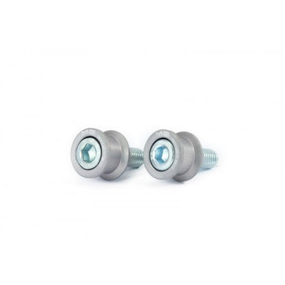 Paire de diabolos MG BIKETEC argent mat