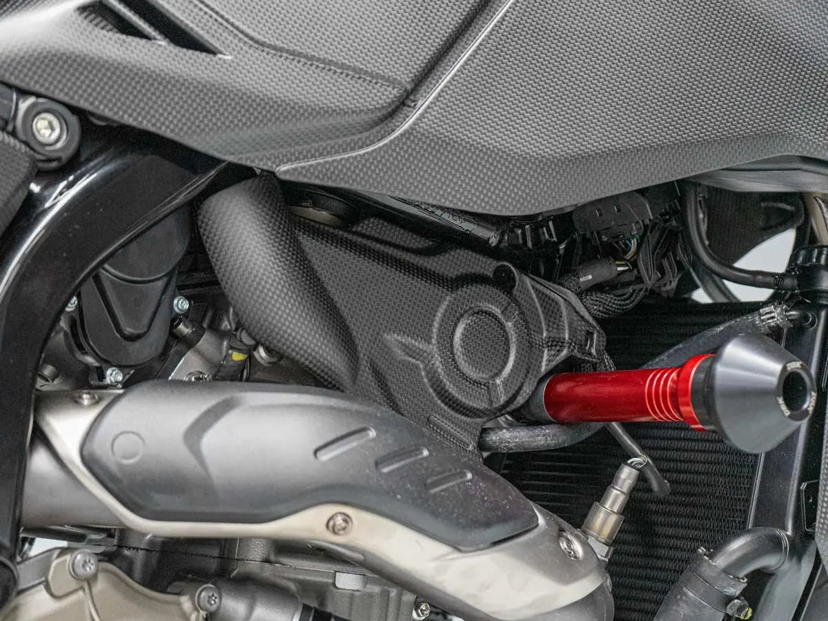 Cache Moteur Droit en Carbone DUCABIKE | DUCATI HYPERMOTARD 698 MONO / RVE