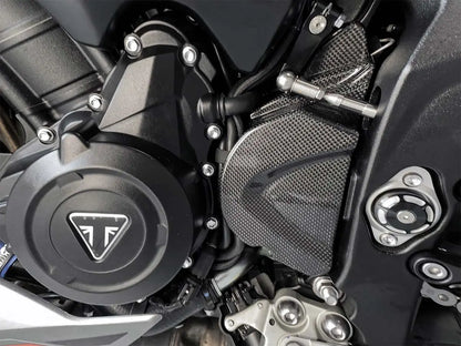 Couvre Pignon Carbone DBK | TRIUMPH STREET TRIPLE 765 R / RS