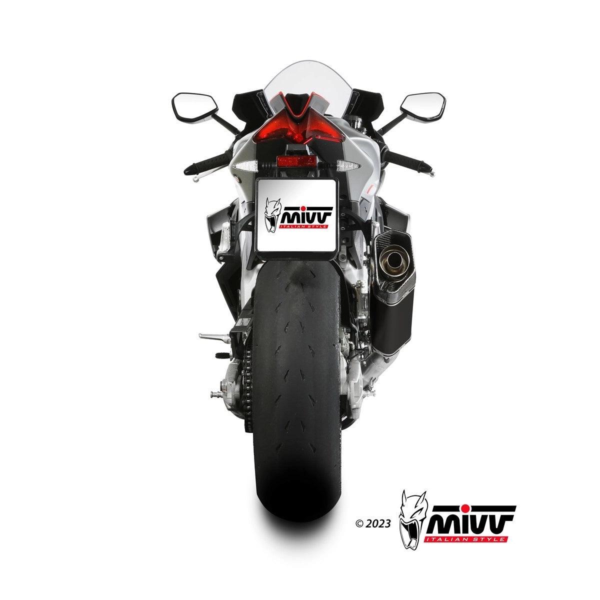 DEMI LIGNE "HOMOLOGUÉE" ARROW PISTA TITANE | APRILIA RSV4 1100 & TUONO V4 1100 - GEN PERFORMANCE