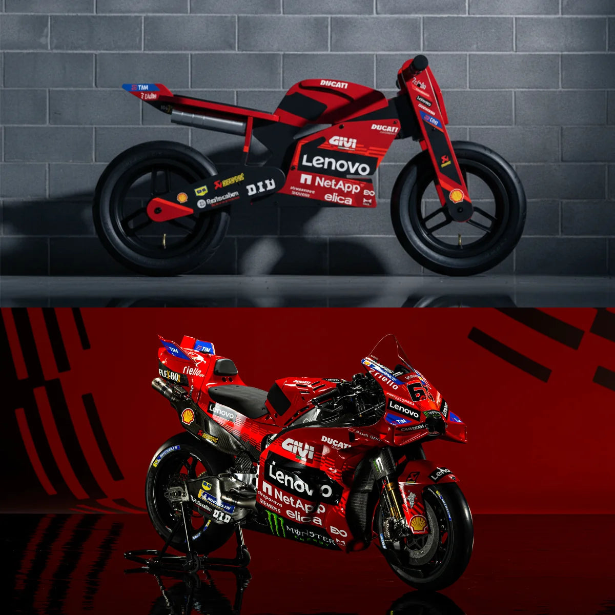 Draisienne en Bois KIDDIMOTO | DUCATI DESMO GP25 REPLICA