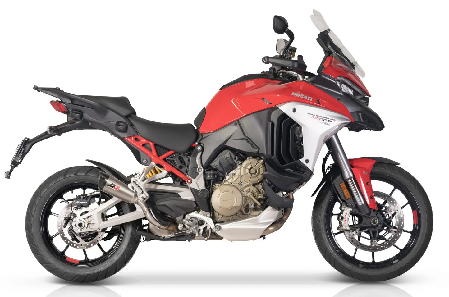 Silencieux "Homologué" QD GUNSHOT TITANE  | DUCATI MULTISTRADA V4