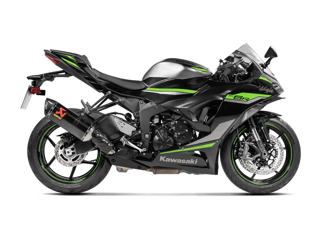 Silencieux Carbone "Homologué" AKRAPOVIC | KAWASAKI NINJA ZX-6R (2024+)