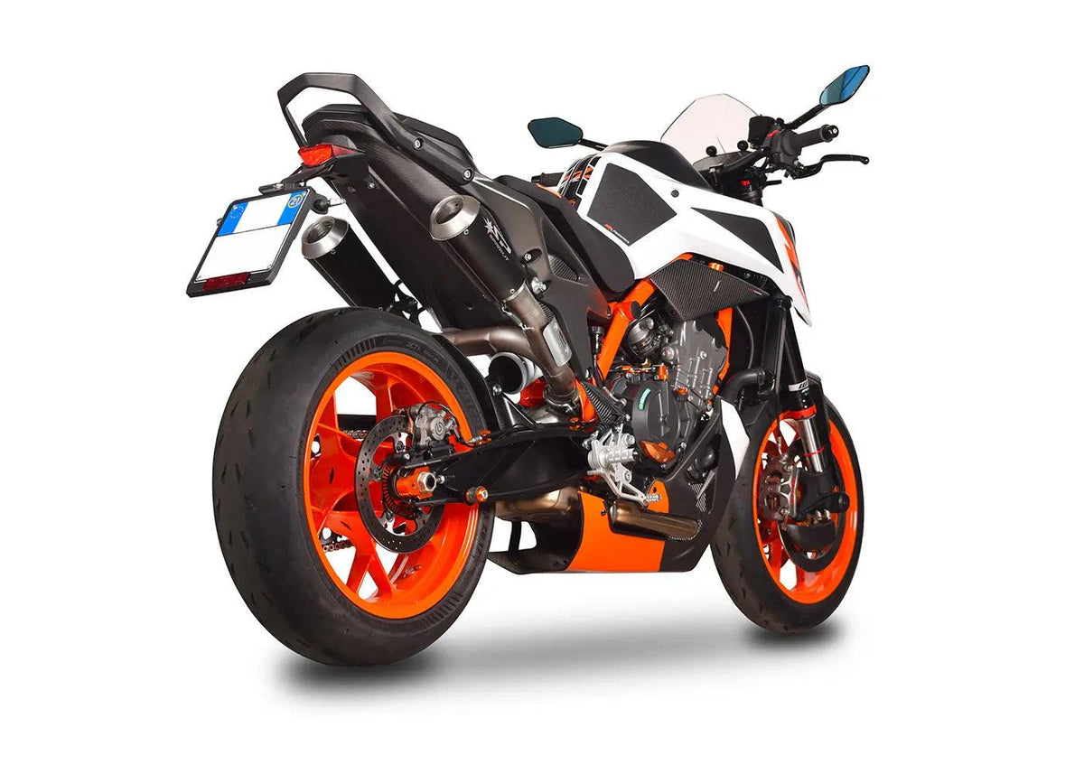 KOlightning Polished Stainless Steel Exhaust Mid Link Pipe For KTM 790/890 Duke & Adventure 2018-2023