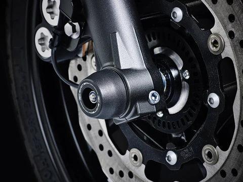 Supports Béquille Arrière Oscillante Aluminium M6 – Paire Pour Yamaha MT-07 FZ-07 2014-2022, Noir, Logo MT07, Protection Carrosserie