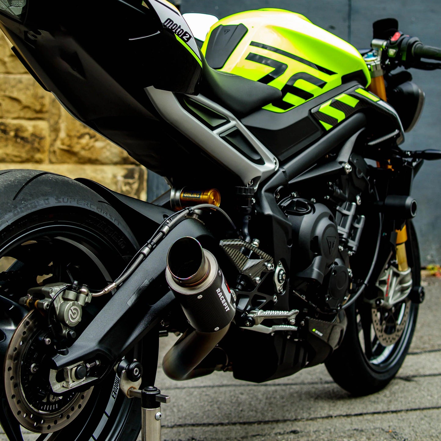 Ligne complète "RACING" RACEFIT GROWLER| TRIUMPH STREET TRIPLE 765 (2023+) - GEN PERFORMANCE