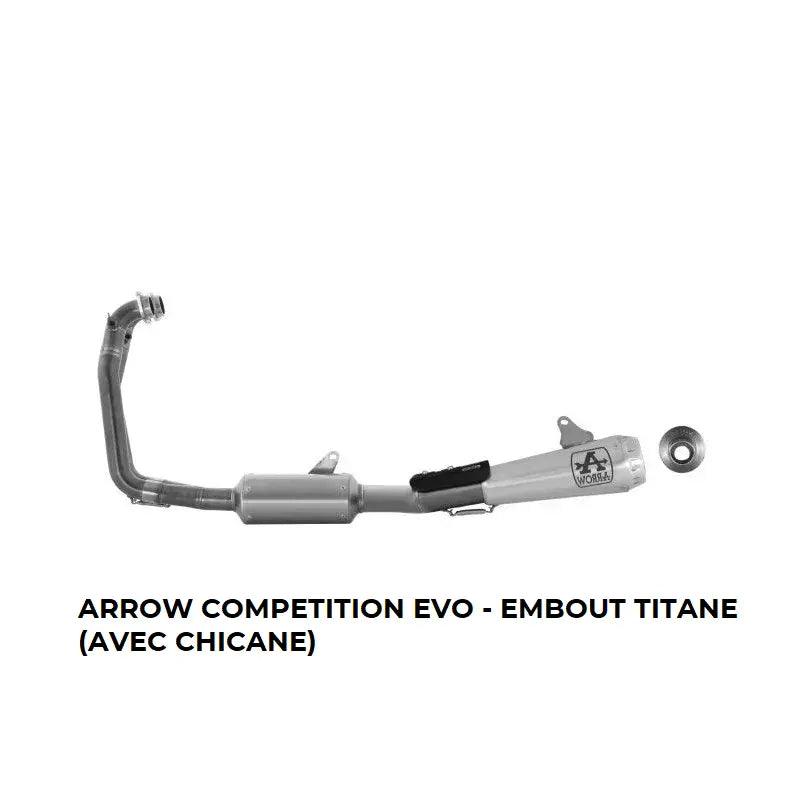 Ligne d'échappement "COMPETITION EVO" ARROW | APRILIA RS 660 & TUONO 660 - GEN PERFORMANCE