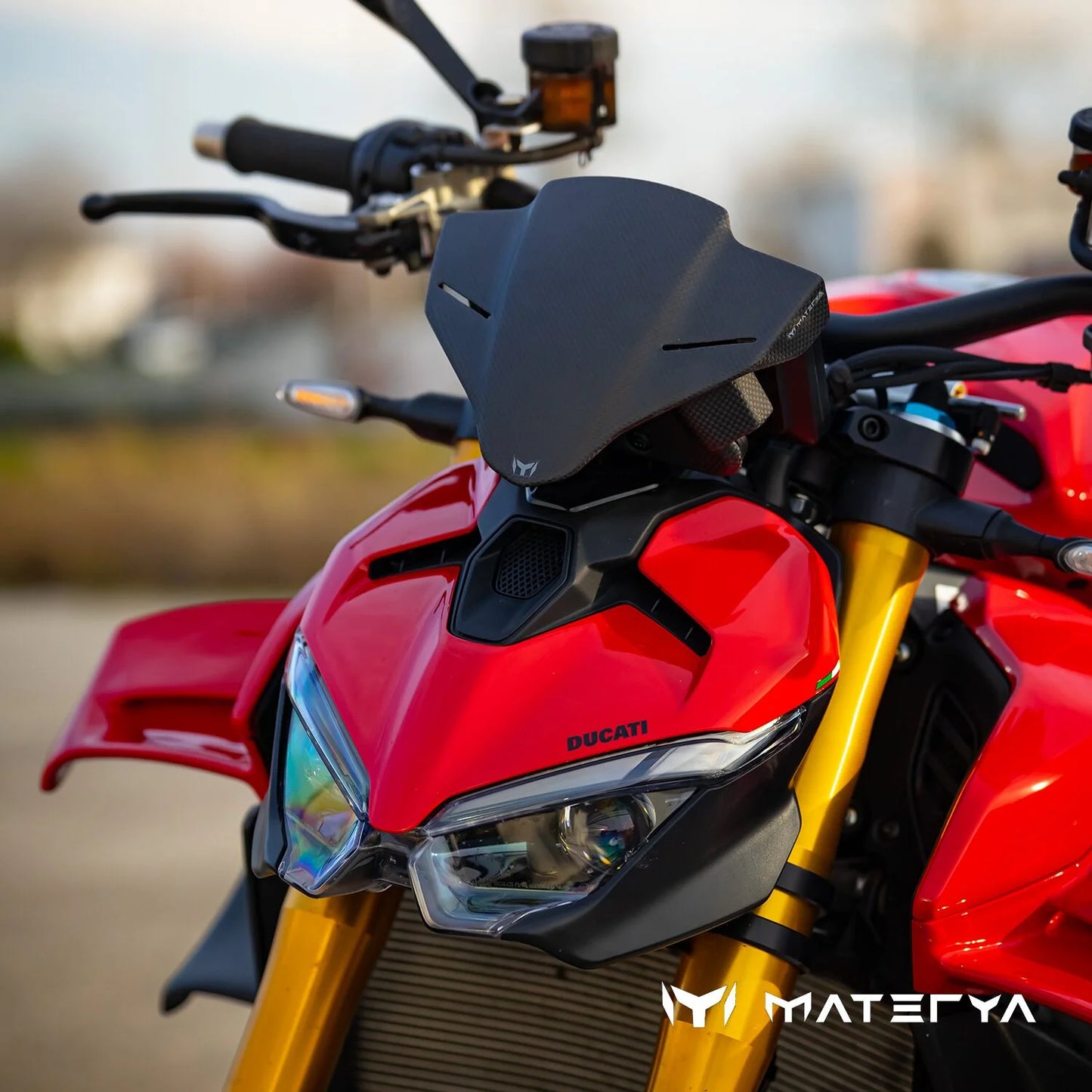 Saute-Vent en Carbone MATERYA | DUCATI STREETFIGHTER V4 / S (2025+)