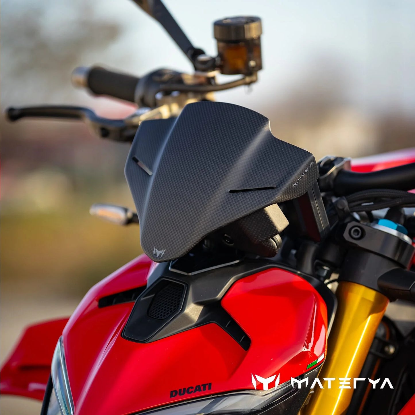 Saute-Vent en Carbone MATERYA | DUCATI STREETFIGHTER V4 / S (2025+)