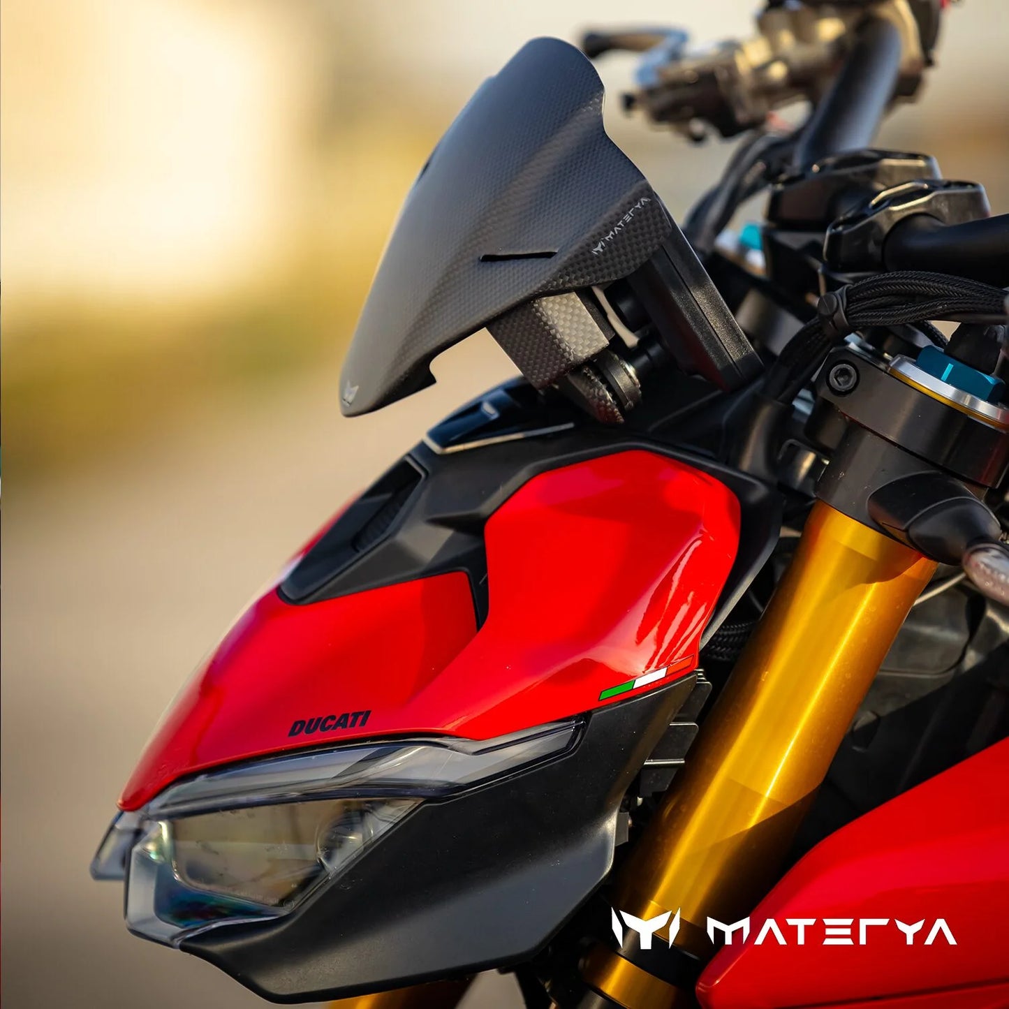 Saute-Vent en Carbone MATERYA | DUCATI STREETFIGHTER V4 / S (2025+)