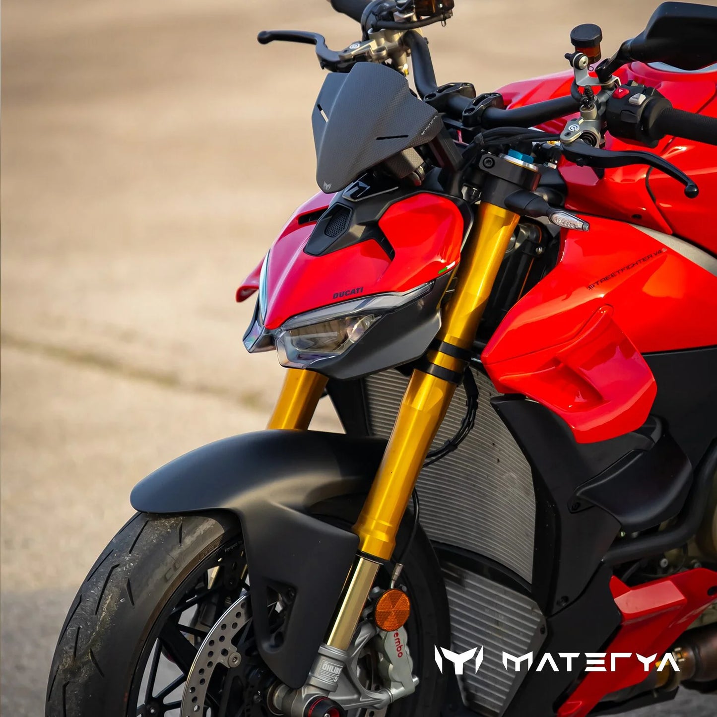 Saute-Vent en Carbone MATERYA | DUCATI STREETFIGHTER V4 / S (2025+)