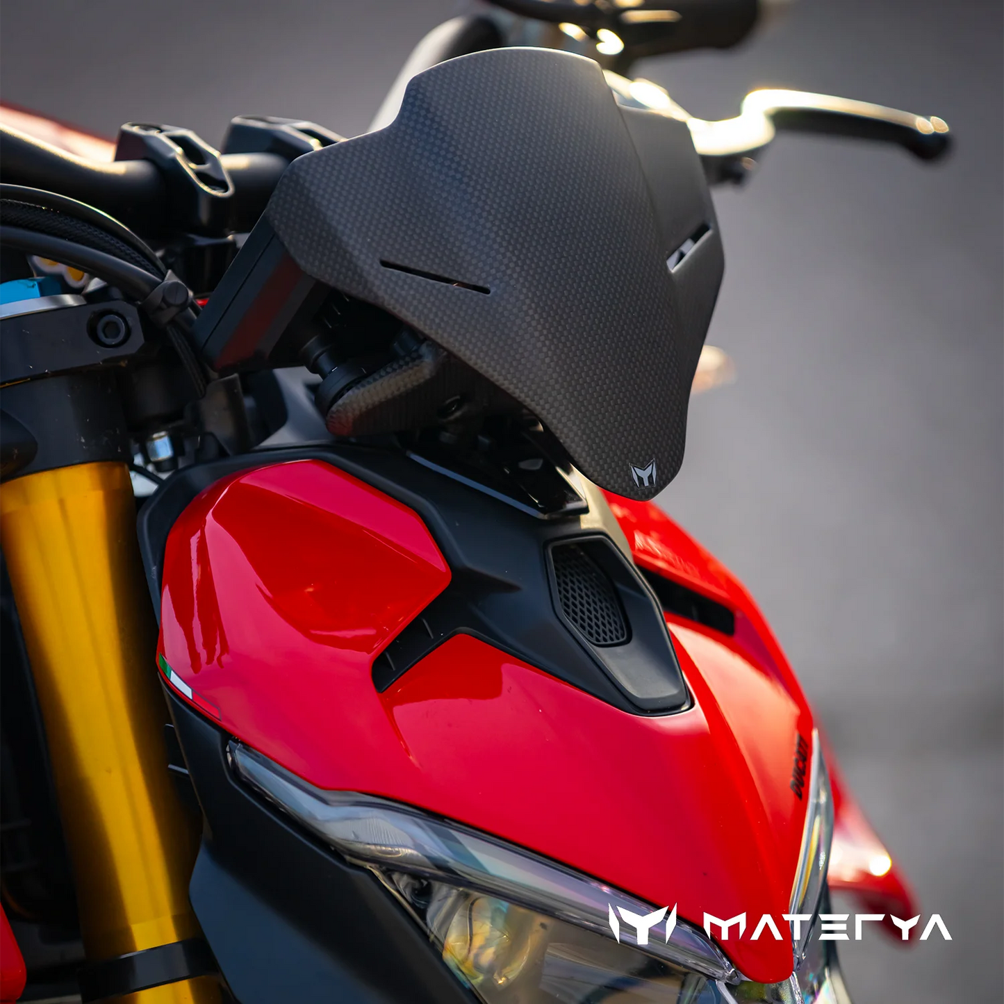 Saute-Vent en Carbone MATERYA | DUCATI STREETFIGHTER V4 / S (2025+)