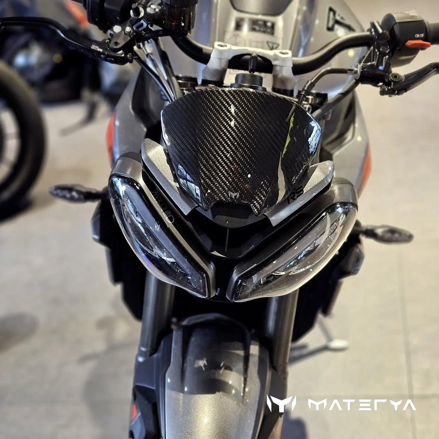 Saute-Vent Carbone MATERYA | TRIUMPH STREET TRIPLE 765 - GEN PERFORMANCE