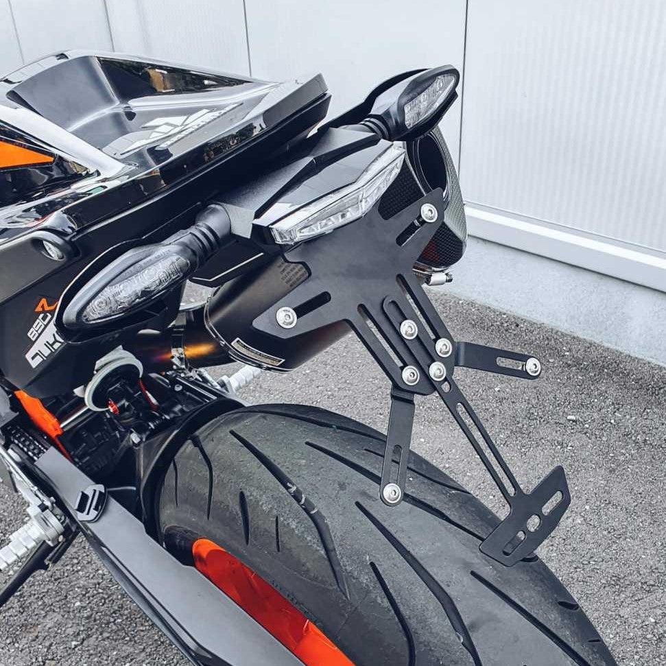 Support de plaque court