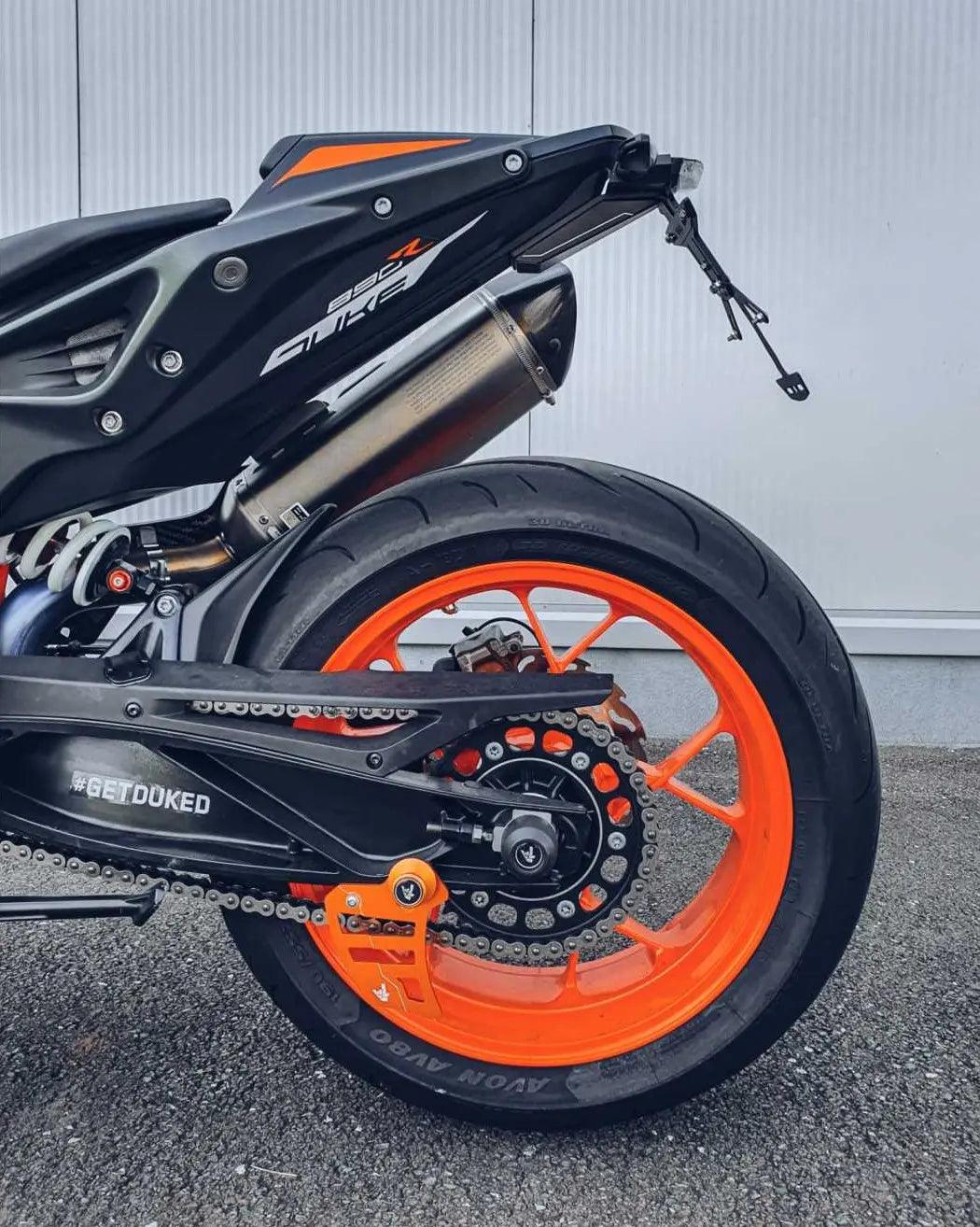 Motorfiets Kentekenplaathouder voor KTM Duke 790 2017-2024, Verstelbare Motorfiets Kentekenplaat Houder Fender Eliminator Motorfiets Kentekenplaathouder voor KTM Duke 790 2017-2024, Verstelbare Motorfiets Kentekenplaat Houder Fender Eliminator