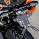 Support De Plaque D'immatriculation RG RACING Pour KTM 690 Duke / Duke R (2012-2018) - Noir - Montage Simple Sans Modification - 3
