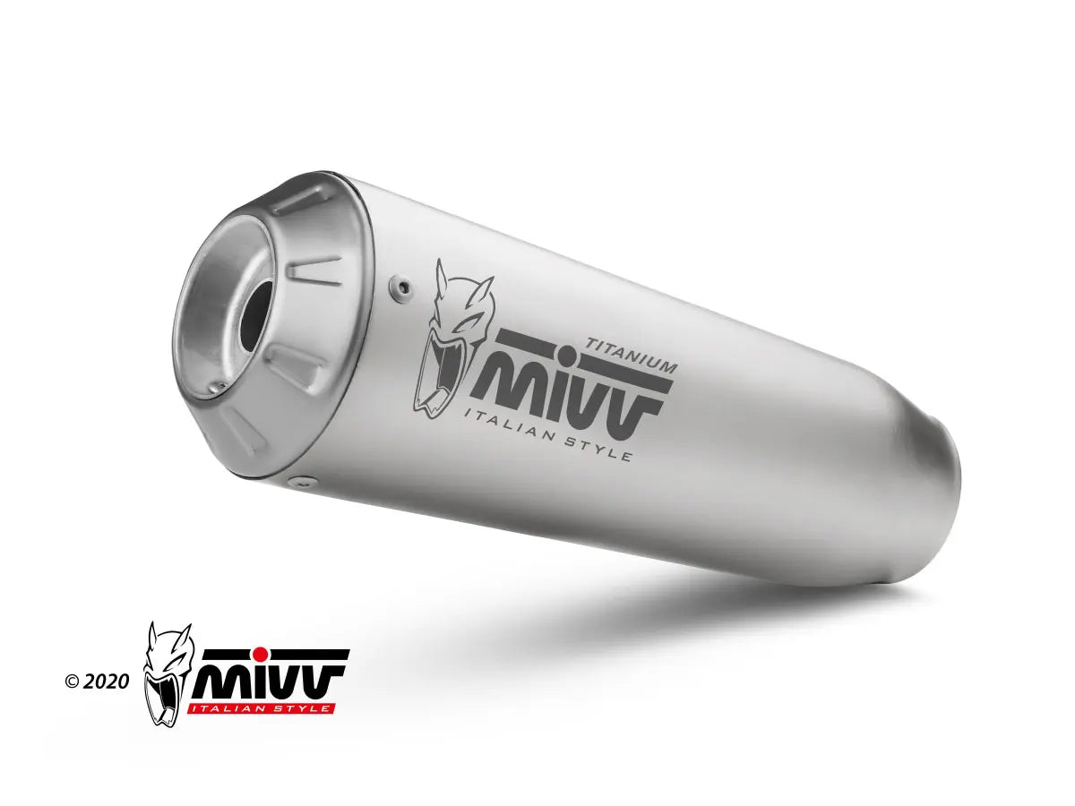 “Approved” MIVV X-M1 TITANIUM silencer | DUCATI HYPERMOTARD 950